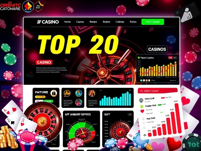 Explore a 2024-curated list of the top 20 online casinos, reviewed and ranked by experts for security, game variety, bonuses, and user experience. Find the best gambling sites to play legally and securely today.